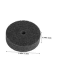 Top Notch Nylon Buffing Wheels Set Of 6 With 10mm Hole For Effortless Finishing Plus Lasting Grind And Polish On Any Workpiece Super Durable Grinding Discs, dark grey nylon wheel with 2.95in diameter.