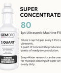 Ultra Concentrated Ultrasonic Jewelry Cleaner Solution For Home Use Delivers Killer Deep Clean For Rings Watches Glasses