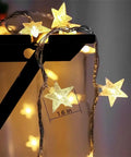 33 Ft 100 LED Star Fairy String Lights With Remote And Timer For Indoor And Outdoor Use Warm White Waterproof Decor