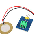 10 Pack Piezoelectric Sensor Analog Ceramic Vibration Module for Arduino Projects with wires and connectors