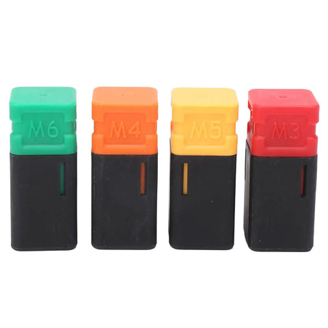 Heavy Duty Hand Rivet Nut Gun Set With Ergonomic Grip For M3, M4, M5, And M6 Inserts Includes Quick Release Screw For Easy Nut Separation And Durable Black And Red Finish Makes Fast Work Of Repair Projects. M3 M4 M5 M6 inserts