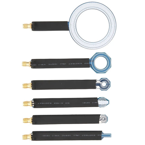 Six Pack PCB Near Field Magnetic Field Probes For EMC And EMI Troubleshooting With Storage Box SMA Female Conduction Radiation Antennas