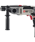Heavy Duty Hammer Drill Half Inch 7 Amp Dual Speed Built For Tough Jobs In Concrete Wood And Metal With Cast Metal Gear Housing
