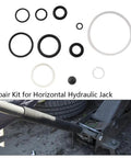 3 Ton Hydraulic Floor Jack Seal Kit 17Pcs O Ring Oil Filler Plug Replacement Seals Rubber Sealing Rings for repairs
