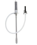 Auto Stop Fuel Transfer Pump With One Hand Operation And No Heavy Lifting 3X Power From D Battery Extra Long Hose
