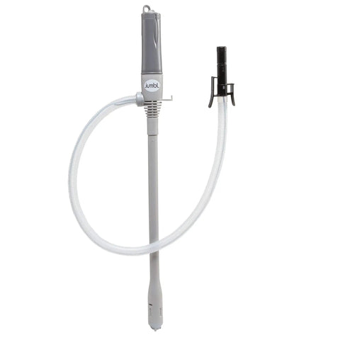Auto Stop Fuel Transfer Pump With One Hand Operation And No Heavy Lifting 3X Power From D Battery Extra Long Hose