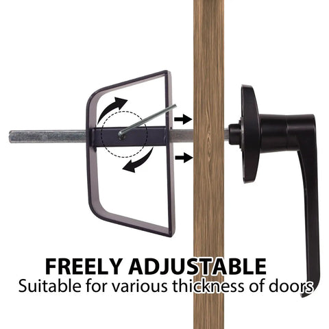 Heavy Duty L Handle Lock Kit With Adjustable Stem And Rust Proof Steel Keeps Your Shed Or Garage Locked Down Tight Solid As A Rock This Durable Kit Comes Loaded With Five Keys For Serious Peace Of Mind
