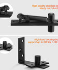 Heavy Duty Pivot Door Hinge For Hidden Doors And Bookcases, 180 Degree Concealed Pivot, Stainless Steel Invisible Hinge System