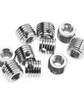 Stainless Steel Self Tapping Thread Insert Repair Kit Heavy Duty With 9 Styles For Automotive Rail Marine Shipbuilding And Construction Machinery Inner M6 1.0 Outer M10 1.25 Length 8mm, stainless inserts