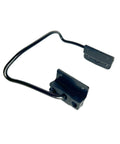 V12 Kickstand Replacement Foot Support Bracket for Electric Unicycle, durable black finish, side view.