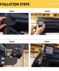 Step-by-step installation guide for Rear Roof Light Bar Brackets for Polaris Ranger Full Size 2013-2021.