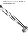 Two Pack Thermistor Temperature Sensors For Prusa MK4 Nextruder Replacement High Temperature Sensor 104NT 4 R025H42G 2Pcs Compatible