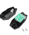 3 Pack Inline Rotary Dimmer Switch 110V Black For DIY Lamps Kit soldered housing and screws shown open view