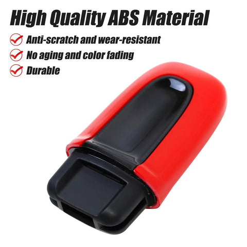 Red ABS Start Stop Button Cover For Porsche Macan Cayenne 2011 To 2017 718 2016 To 2024 Cayman 2013 To 2016 911 2013 To 2018