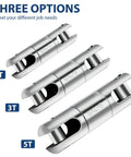 Heavy Duty Ball Bearing Swivel Cable Pulling Grip Conquers Stubborn Wire Snarls With Rock Solid Steel Build For Smooth Cable Feeds And Zero Fuss On Busy Job Sites, featuring three sizes: 1T, 3T, 5T.