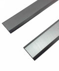 Two-Set 12-Inch HSS Planer Blades For Delta 22-540 22-547 TP300 Planers, Double-Edged Reversible High Speed Steel Blades close-up.