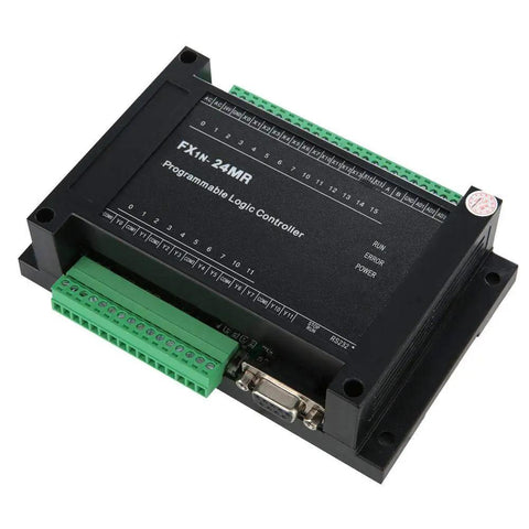 Beefy 24V PLC Controller For Industrial Automation With 14 Input And 10 Output FX1N-24MR Style Compact Board