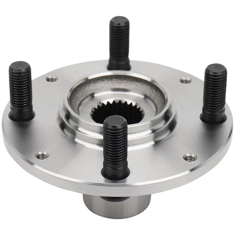 Front view of stainless steel Pair Front Wheel Hub Bearing Assemblies For Honda Civic 1992 To 2000 And Civic Del Sol 1993 To 1997