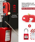 Universal Circuit Breaker Lockout Kit With Ten Lockout Devices And Ten Do Not Operate Tags for safety gear demonstration