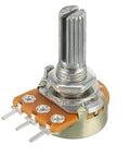 20 Pieces WH148 Potentiometer Set 10K Ohm B10K Linear Taper 15mm Shaft 3 Pins Single Joint Variable Resistors For DIY Electronics Projects And Audio Control