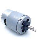 High Performance DC Motor RS 380PH 4045 Upgrade For Hair Clipper Repair 2.6V To 13V Gearbox Replacement Part, compact with metal casing.