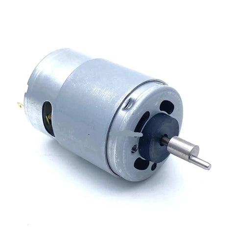 High Performance DC Motor RS 380PH 4045 Upgrade For Hair Clipper Repair 2.6V To 13V Gearbox Replacement Part, compact with metal casing.