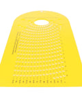 Rock Solid Circle Cutting Jig For Plunge Router With Precise Pivot Holes Adjustable Wood Cutting Guide, yellow template for precise circles.