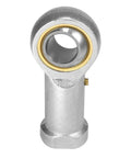 Badass Phsb16 Ball Joint Rod End Bearings With A Solid One Inch Bore And 5/8-12 Female Thread Heim Rod Ends right hand thread close-up view.