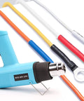 Powerful 1200W Heat Gun With Dual Temperature Settings 60C To 500C Heats Up Fast To 932F Includes 2 Nozzles For Crafts