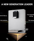 Instant Hot Water Dispenser For Home And Office, Wall Mounted 2200W With 5 Preset Temperature Settings, Sleek Silver Finish