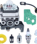 Honda 9 In 1 Carburetor Kit With Gasket Fuel Filter Air Filter Spark Plug And Primer Bulb Replacement Parts For GX35 GX25 FG110 HHT25 HHT35