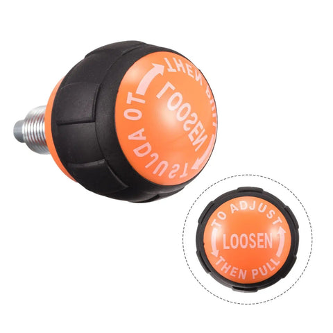 M16 Pull Pin Spring Knob For Home Fitness Equipment Height Adjustment Replacement Parts Black Orange 2 Pack Durable Steel And ABS Build With Built In Spring Handle For Safe Easy Install
