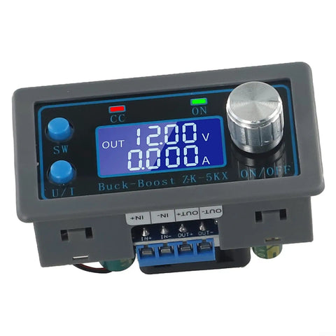 Programmable CNC DC Power Supply 0.6 To 36V 5A 80W with LCD display and controls, CNC fine-tune voltage for DIY makers