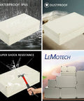 Built Tough IP65 Waterproof Junction Box Durable ABS Plastic Electrical Enclosure For DIY And Crew Favorite Jobs Heavy Duty Weather Proof Housing shown in water resistance and durability tests.