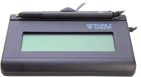 No Fuss Digital Signature Pad With Tough LCD Signing Zone Pocket Sized E Signature Tablet Via USB Cord Easy Peasy Biometric Scanning.