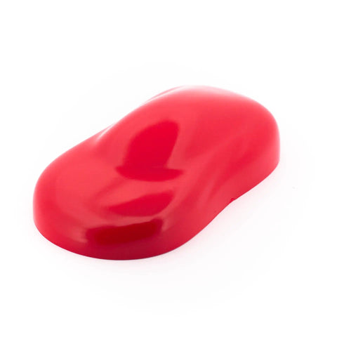 Industrial High-Solids Spray Paint Safety Red 16 Oz 2-Pack sample with glossy finish on a smooth surface