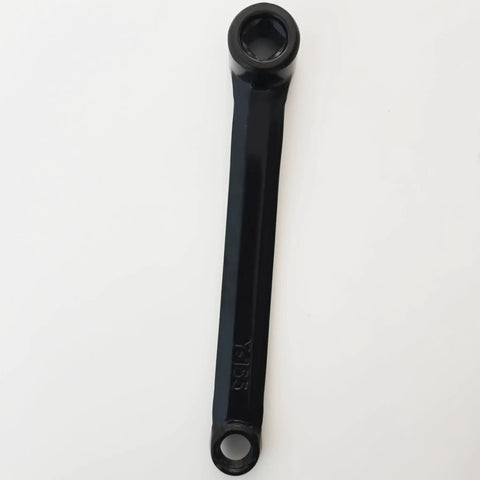 165mm Crank Arm Single Speed Crankset For Mountain And Road Bikes Fixed Gear Folding Bicycles Square Taper Black 36T Chainring 9 16 Inch Pedals Compatible BB Not Included 200mm Total Length black arm