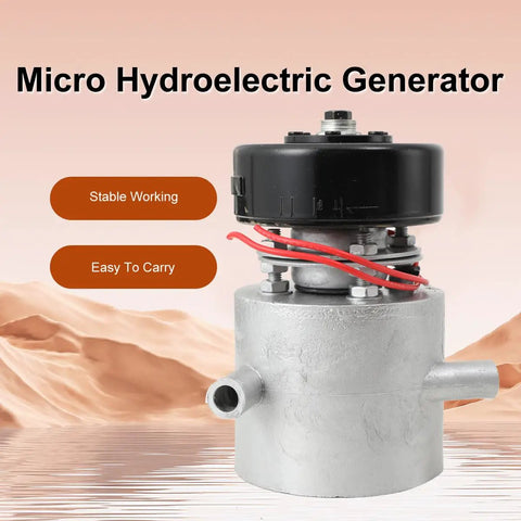 1000W Micro Hydroelectric Generator Water Turbine 220V Portable Power On The Go For Home Off Grid Living, front view