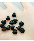 Silicone Rubber Snap-On Plugs And Hole Caps With High O-Ring Assortment Kit For Industrial Piping, Automotive Systems, And Food Processing Sealing, Built To Stand Up To Tough Temp Ranges From Minus Forty To Plus Two Hundred Fifty Degrees C. black silicone plugs shown in hand