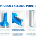 Product features for Bottom Cleaning Router Bit For Slab Flattening And Spoil Board Surfacing, 1-1/2 Inch Diameter, carbide tip close-ups.