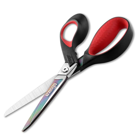 Heavy Duty Titanium Coated Stainless Steel Scissors Multipurpose Pro Shears for Industrial Use with Ultra Sharp Blades