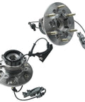 4X4 Front CV Axle Shafts And Front Wheel Hub Bearings Replacement Kit For 2004 2005 2006 2007 2008 Chevy Colorado GMC Canyon Isuzu
