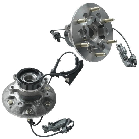4X4 Front CV Axle Shafts And Front Wheel Hub Bearings Replacement Kit For 2004 2005 2006 2007 2008 Chevy Colorado GMC Canyon Isuzu