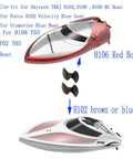 RC boats with TWO Pack H102 RC Boat Propeller Set With 2.4mm Locknuts For H100 H102 H106 H108 H120 Models Replacement Propellers