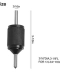 Transfer Center Aligner Punch Set Built Tough Hardened Steel Pin Tool for Metalworking, showing 3-1/8 inch size details.