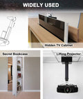 Four Inch Stroke 12V Linear Actuator Beefy 900N Load IP65 Waterproof used in hidden TV cabinet, secret bookcase, lifting projector