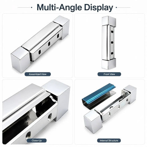 Beefy Industrial Zinc Alloy Freezer Door Hinge Rock Solid Concealed Cover For Walk In Coolers Built Damn Tough For Kitchen Gear And Commercial Fridges assemblage display.