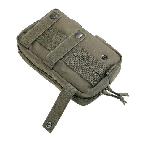 Badass Tactical Molle Admin Pouch For Tactical Vest Chest Or Waist Pack Utility Tool Bag In Ranger Green With Hella Durable Nylon And Secure Ykk Zippers For Top Tier Edc Gear