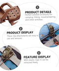 3 Pack Flashlight Buckle Clips Built Tough Durable Outdoor Gear Clamps With Quick Release For Whistle And Backpack Strap Management Non Rusting For Hiking And Camping Adventures