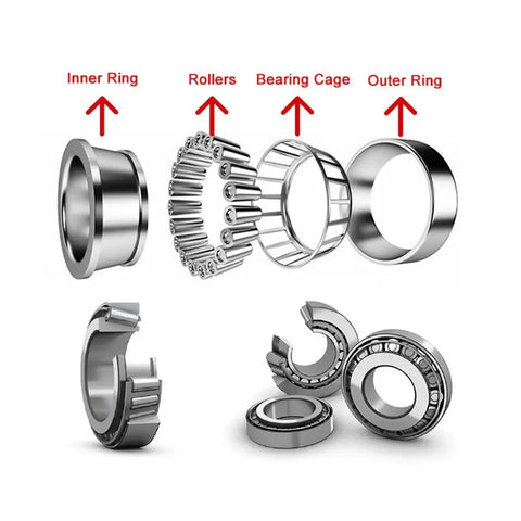 Top Grade British Tapered Roller Bearing Set M88043 M88010 Compatible 30.162X68.262X22.225Mm inner and outer ring components.